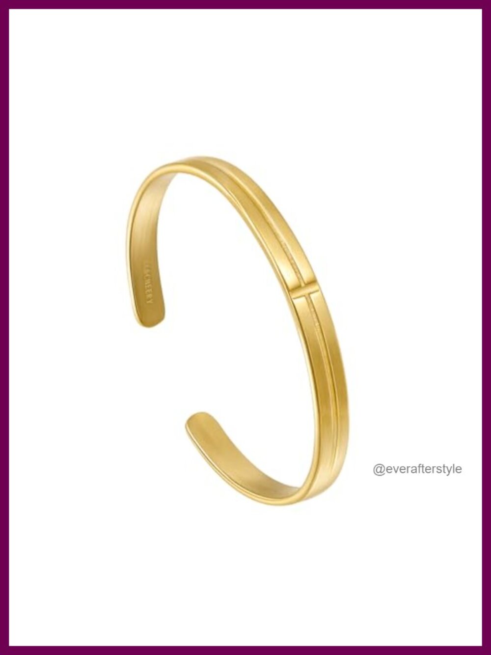 14K Gold Plated Bangle Bracelet Cuff for Women